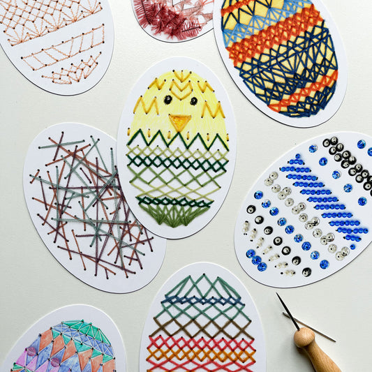 Broderikit til Påskekort