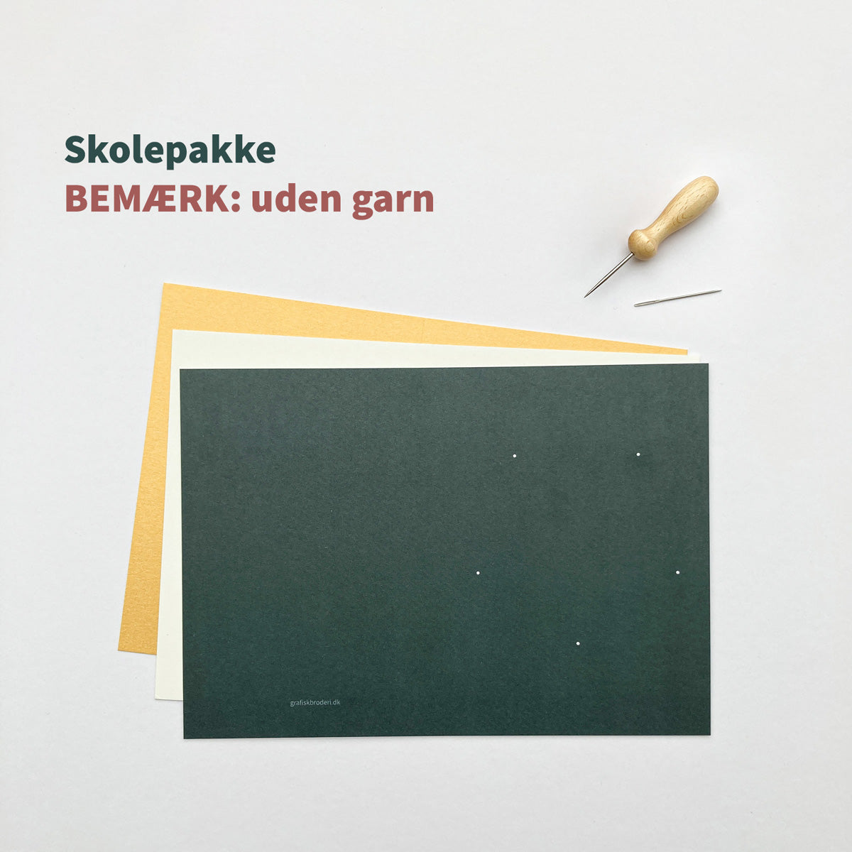 Broderikit til Julekort