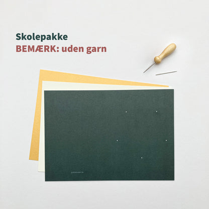 Broderikit til Julekort