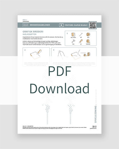 PDF broderi skabelon – MÆLKEBØTTER