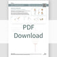 PDF broderi skabelon – SNORLIG A