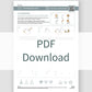 PDF broderi skabelon – JUL